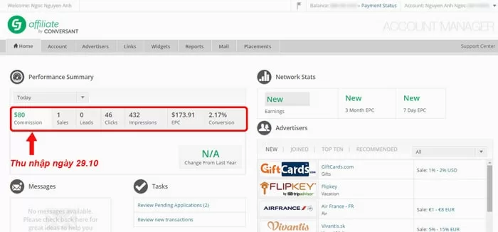 kiem tien voi affiliate marketing