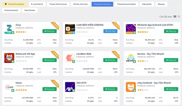 cách tìm sản phẩm quảng bá affiliate