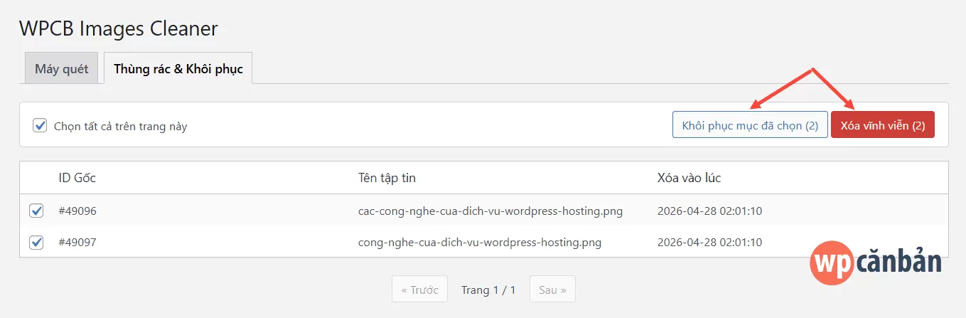 thung-rac-cua-plugin-wpcb-images-cleaner