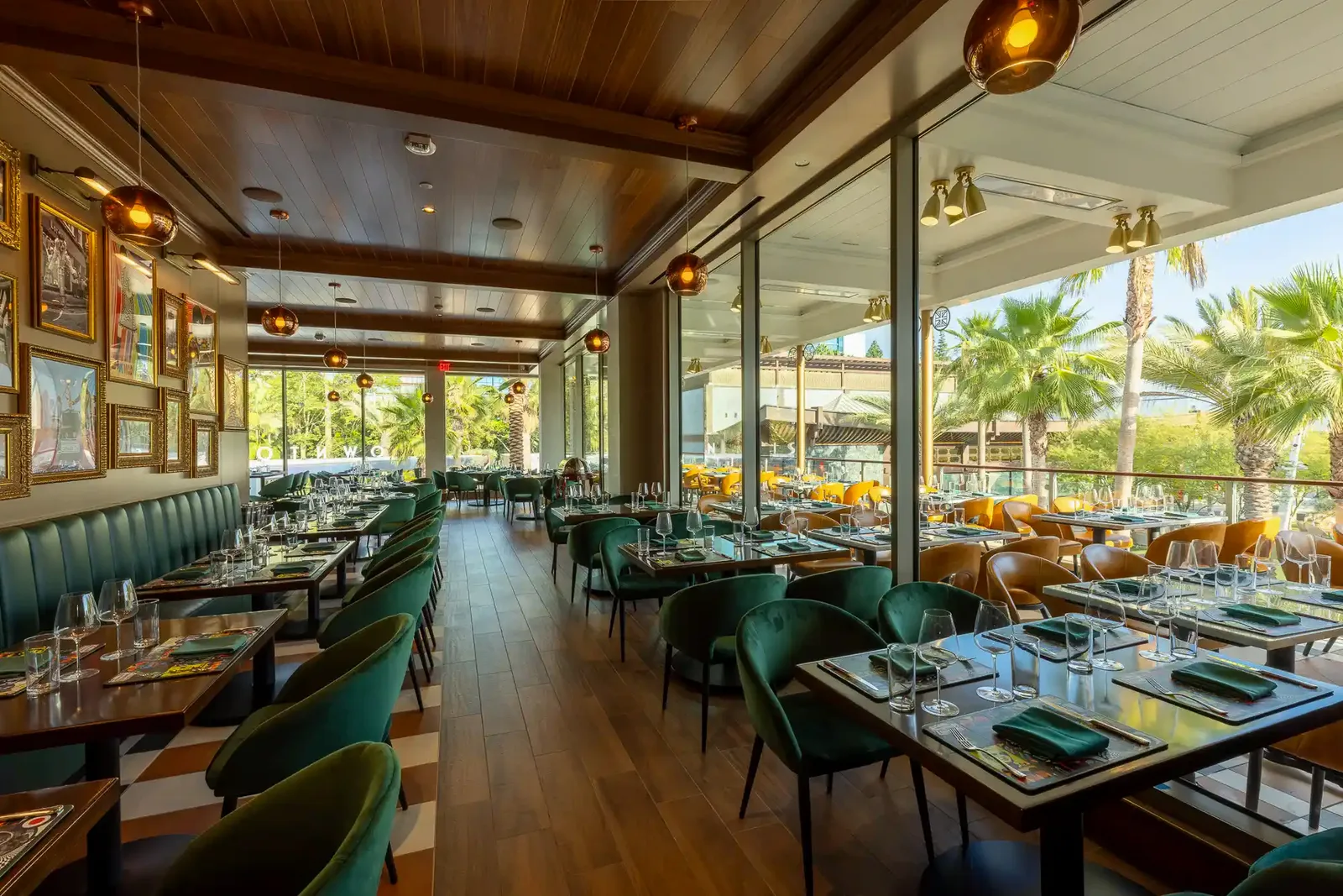 Gordon Ramsay at The Carnaby is a new British-themed restaurant in the Downtown Disney District at Disneyland Resort in Anaheim, Calif., opening its doors to guests on July 13, 2026. 
